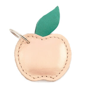 Llavero frutal de manzana