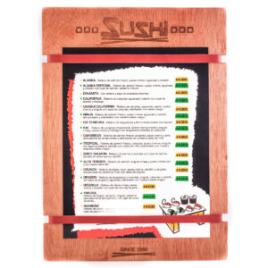Menú Sushi - Tablilla